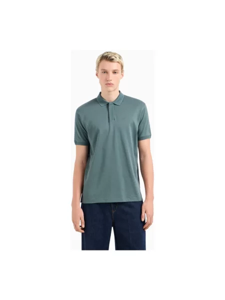 Koszulka polo Emporio Armani zielona