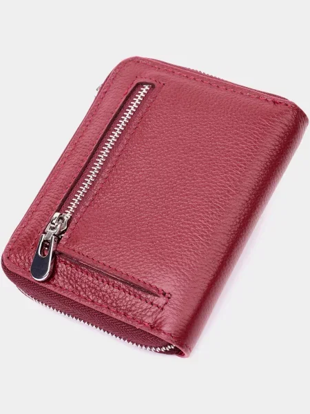 ST Leather Accessories Гаманець Шкіра бордовий