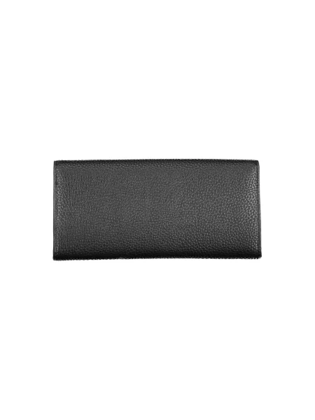 Lniany portfel Tommy Hilfiger czarny