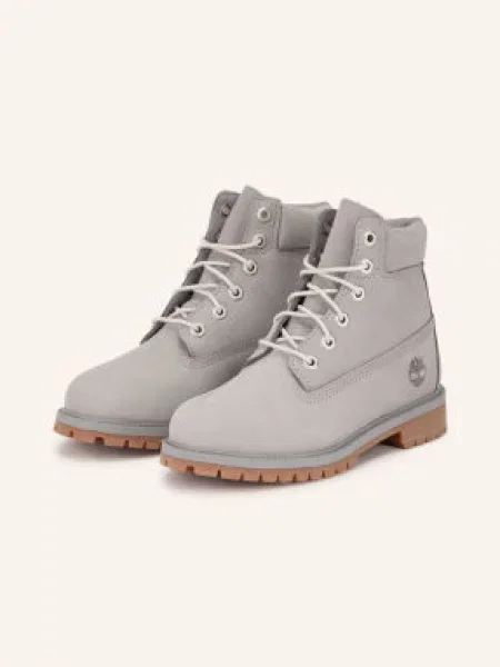 Timberland Botki Sznurowane Premium 6 Inch grau