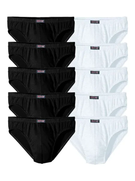 H.I.S Spodnje hlačke črna bela