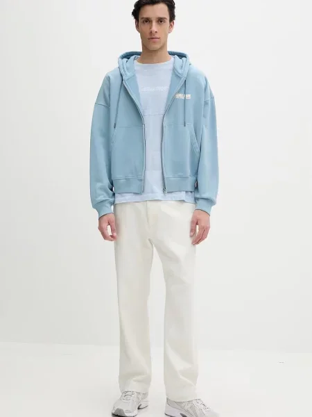 Guess Jeans basic tričko modré
