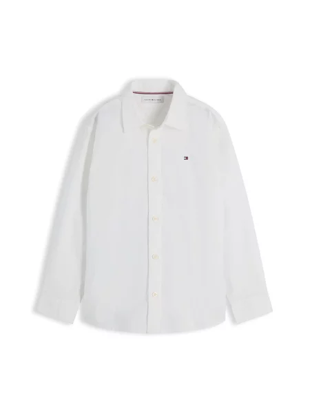 TOMMY HILFIGER Cămașă Essential Regular Fit' alb