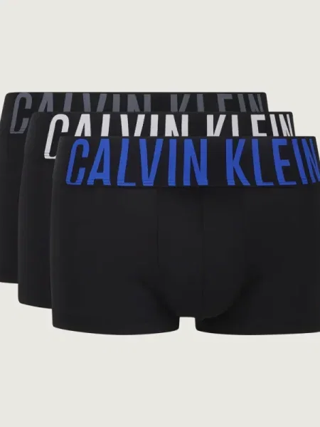 Calvin Klein Underwear Boxeri albastru / gri închis alb negru