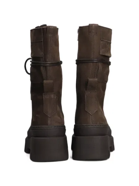 Botine Copenhagen cu platformă maro