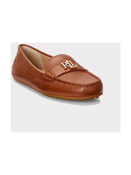 Mokasyny LAUREN RALPH LAUREN brązowe