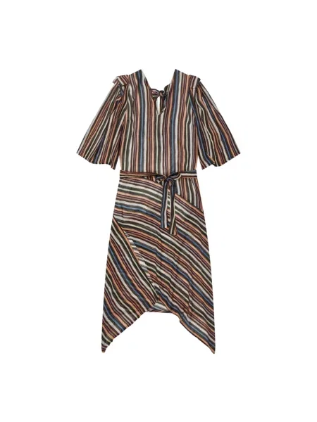 Wielobarwność sukienka koszulowa Munthe
