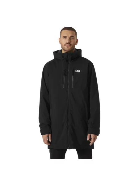 Parka Helly Hansen z kapturem czarna