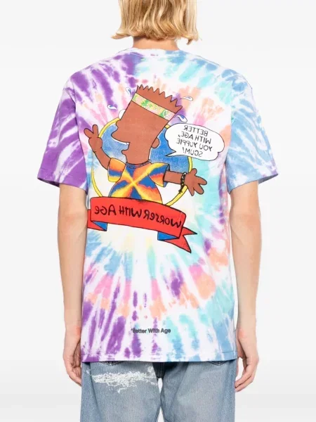Tricou Better With Age cu imagine cu legături violet