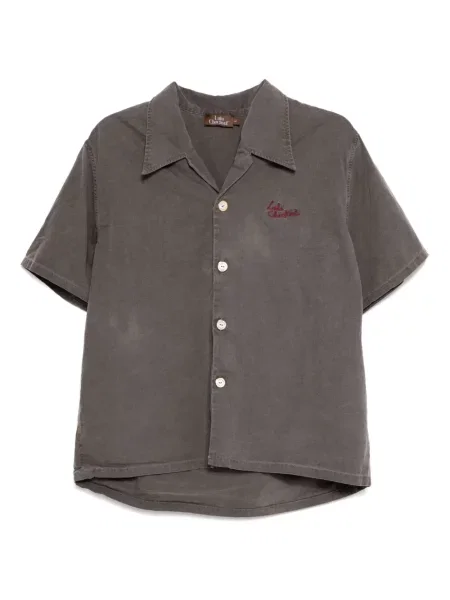 Риза Stain Shade бродирана сиво