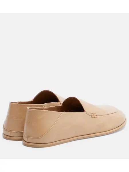 Pantofi loafer Calvin Klein Collection din piele bej