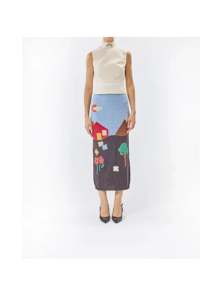 Spódnica Moschino wełniana