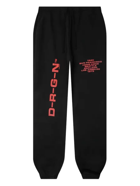 Pantaloni D-r-g-n negru