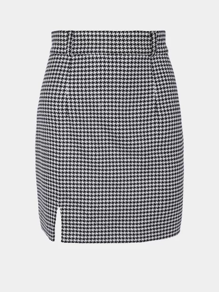 Спідниця міні Braska бавовна/віскоза сірий