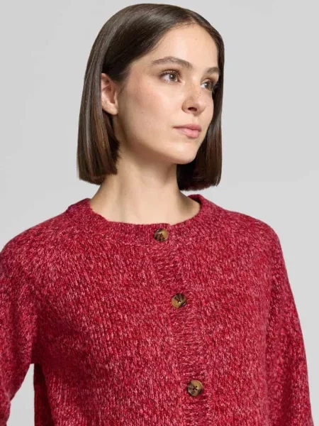 Kardigan rozpinany o kroju relaxed fit z mieszanki wełny model Nova' Lollys Laundry