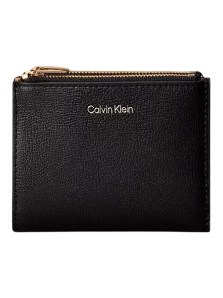 Calvin Klein Pénztárca Foil Logo Dbl Zip Cardcase fekete
