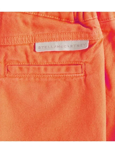 Σορτς cargo Stella Mccartney πορτοκαλί