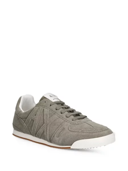 Sneakerși Armani Exchange cu aplicații verde