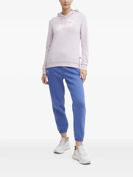 Hanorac cu glugă Puma cu imagine violet