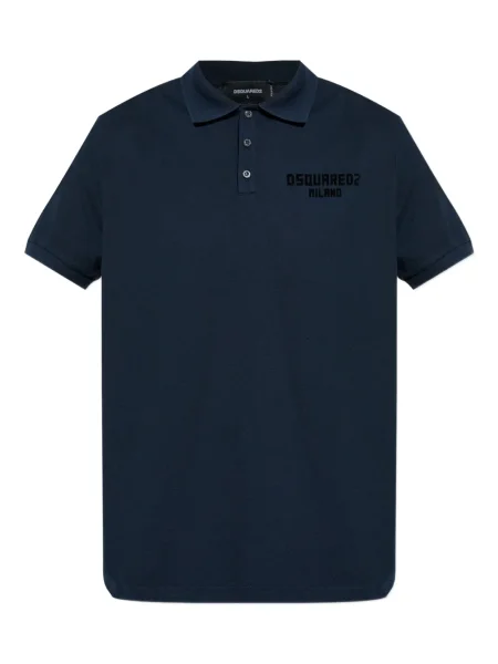 Polo Dsquared2 cu imagine albastru