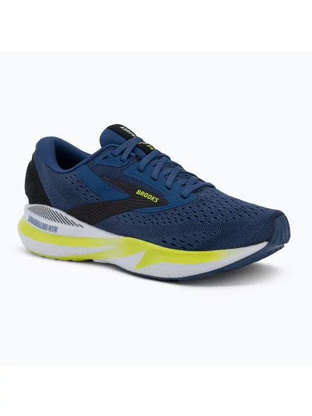 Бігові кросівки Brooks Adrenaline GTS 24 navy peony/black/acid lime чорні