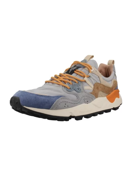 Sneakerși Flower Mountain cu model floral albastru