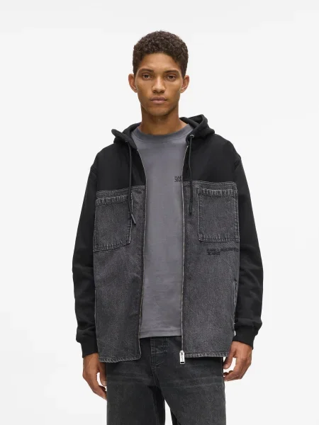 KARL LAGERFELD JEANS Geacă de primăvară-toamnă / denim negru