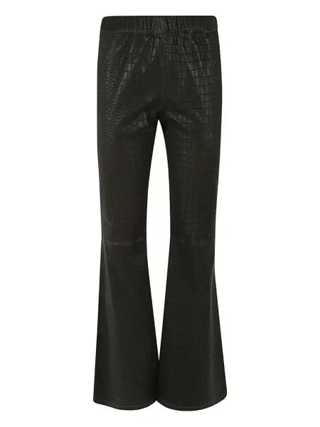Pantaloni Enes din piele negru