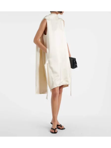 Rochie Toteme din satin bej
