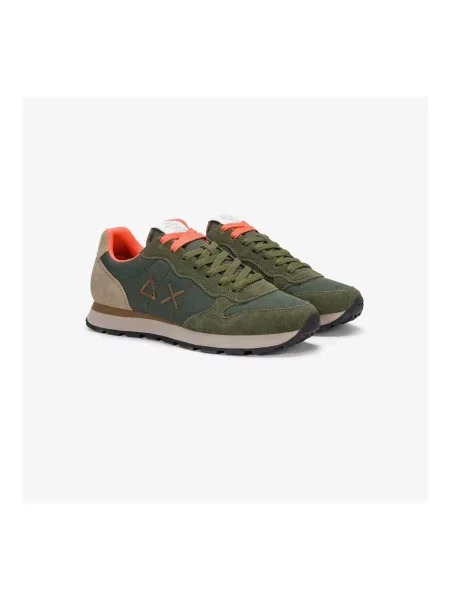 Pantofi Sun68 verde