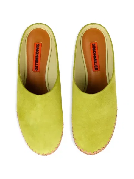 Papuci tip mules Simon Miller verde