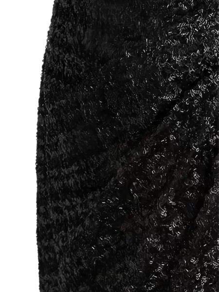 Rochie Boss cu paiete drapată negru