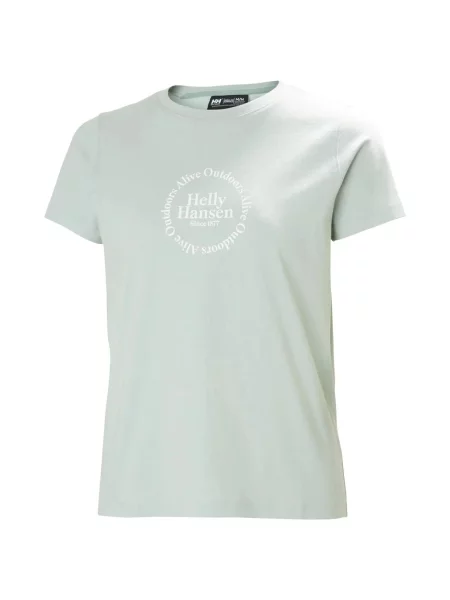 Koszulka Helly Hansen Core Graphic zielona