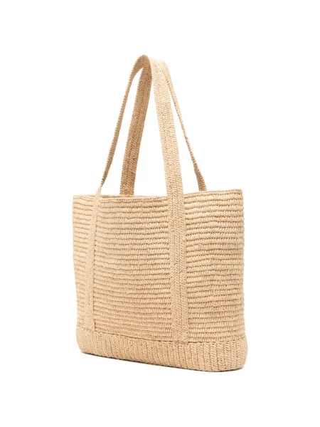 Geantă shopper Maison Kitsune cu autograf