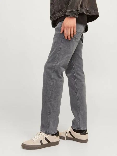 JACK & JONES Džínsy JJIMIKE JJORIGINAL tmavosivá čierna