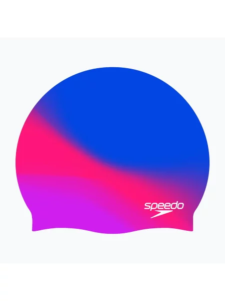 Детска шапка за плуване Speedo Multi Colour Silicone Junior deep sapphire/margarita pink/neon jelly розово
