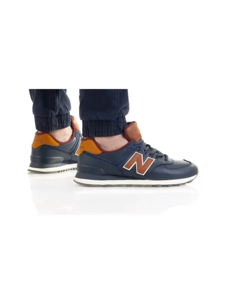 Tenisky New Balance 574 hnedá