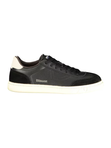 Sneakersy Blauer skórzane czarne