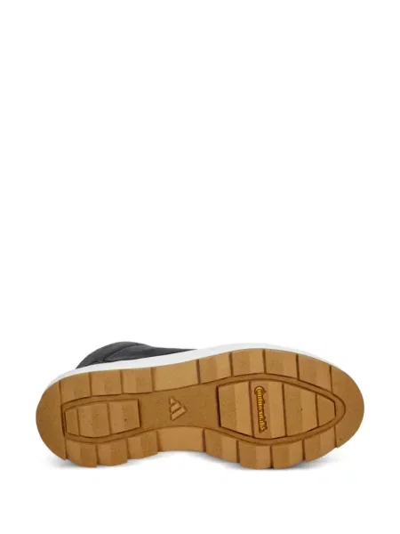 Prugaste bermuda kratke hlače Adidas s vezicama s čipkom smeđa