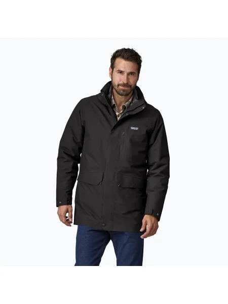 Geacă pentru bărbați Patagonia Tres Parka black negru
