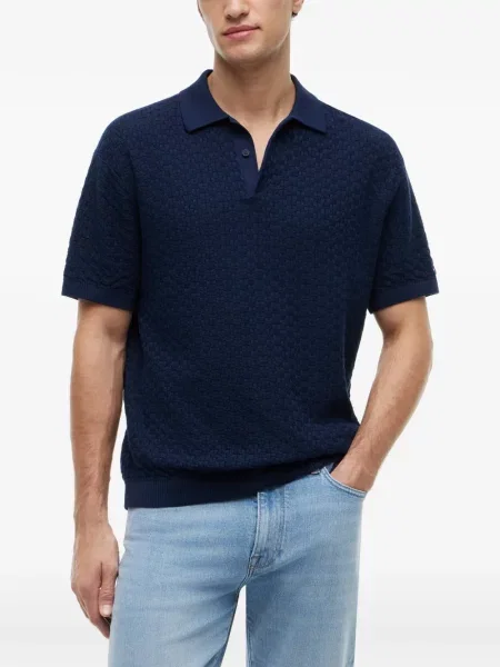 Scurt tricou polo Tommy Hilfiger albastru
