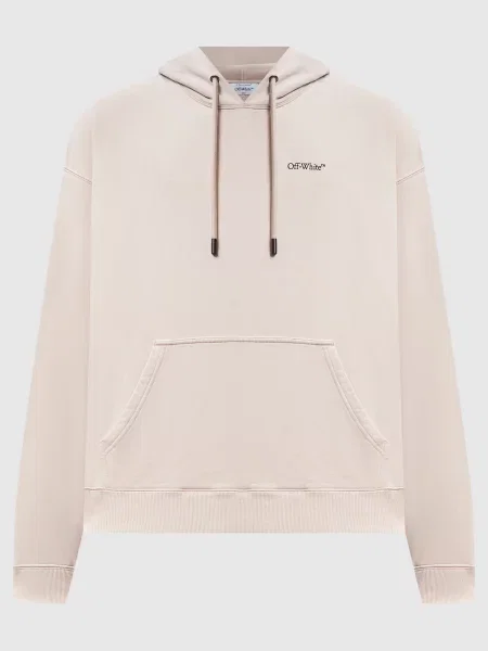 Худі з емблемою Half Arrow Off-white бежеве