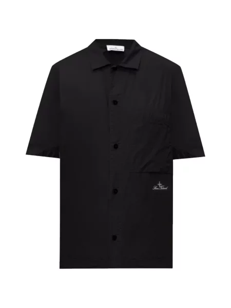 Cămașă Stone Island cu strasuri negru