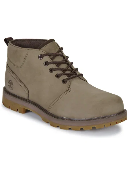 Pantofi Timberland cu șireturi din dantelă maro