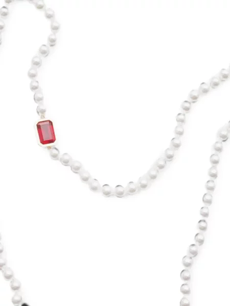 Colier Izabel Display cu perle alb