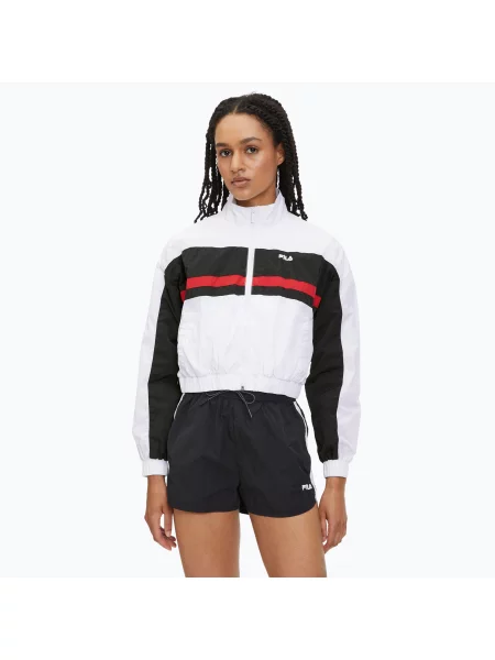 Női dzseki FILA Lubu bright white/black Lubu fehér