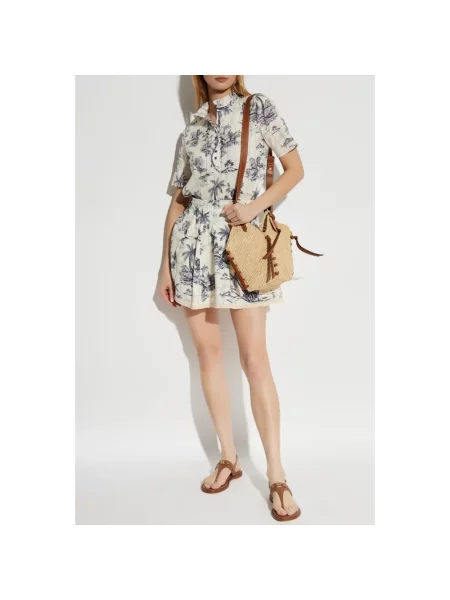ZADIG&VOLTAIRE spódnica mini rozkloszowana beżowy