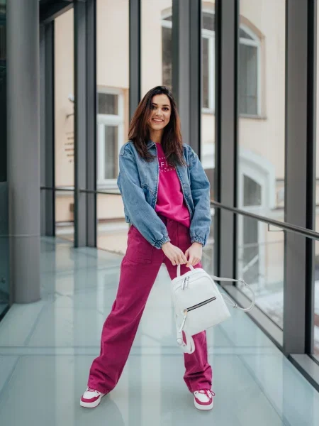 Geacă de blugi Trendyol albastru