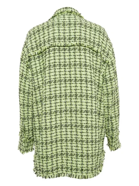 Geacă Msgm din tweed verde