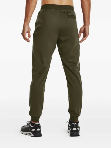 Pantaloni Under Armour cu imagine alergare verde